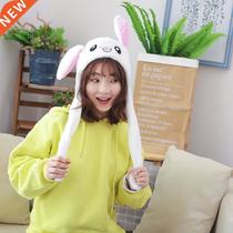 2021 New Rabbit Women #39 s Hat Beanie Plush Can Moving Bunn