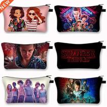 Stranger Things Cosmetic Bag Women Makeup Bag Teenager Girls