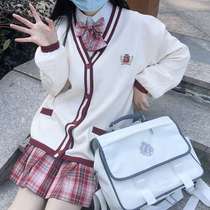 Woo Dong small shop jk uniform bag female retro academic style mini crossbody Japanese Cambridge portable commuter Joker DK