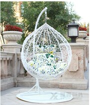 Indoor hanging basket rattan chair Birds Nest recliner swing dormitory balcony bedroom hanging chair single double rocking chair