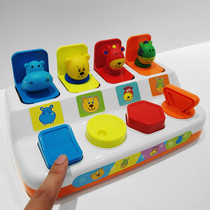 Pop-up toy Hide Cat Cat Switch Box Treasure Box Press of Bounty Surprises Box Baby Teach Puzzle Game Early