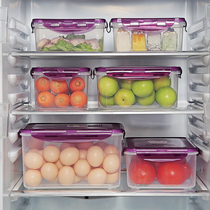 Kitchen crisper food grade refrigerator special commercial sealed with lid for microwave heating egg storage box