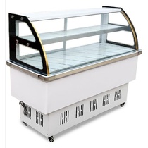 Proud Large Capacity Air-cooled Type Fruit Cabinet Vertical Cabinet Sushi Halogen Vegetable Humidifier Cooked Food Refrigerated Cabinet Preservation Display