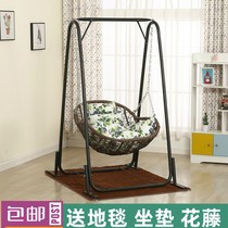 Hammock rocking chair cradle chair adult sofa Net Red House hammock hanging basket single swing indoor and outdoor home