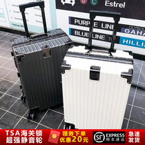 Kangaroo luggage female ins high face value hot selling aluminum frame password box 20 inch boarding box new advanced trolley case