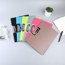 2022 new information clip A4 office student supplies thickened PP sparkling folder metal wire drawing head promotion