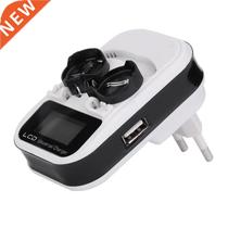 3 6V LCD EU Plug Button Battery Charger Recharging for LIR20