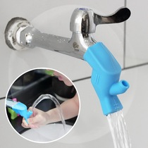 Silicone faucet extender water nozzle guide sink splash preventer extender joint children baby hand sanitizer