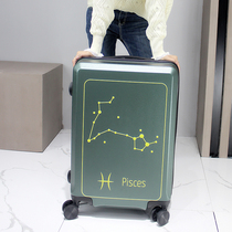 Luggage ins net red new constellation travel luggage case male and female students 20 inch universal wheel password suitcase 24
