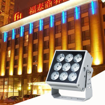  A beam of light spotlight Outdoor waterproof villa hotel exterior wall Roman column landscape lighting remote super bright spotlight