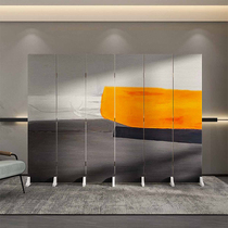 Wai Ji dire poor wind partition abstract atmosphere mobile folding screen living room bedroom background wall decoration custom folding screen