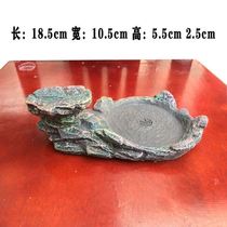 Brazil wood basin 20cm large diameter ceramic flowerpot water tray size round lotus leaf lotus disc pad