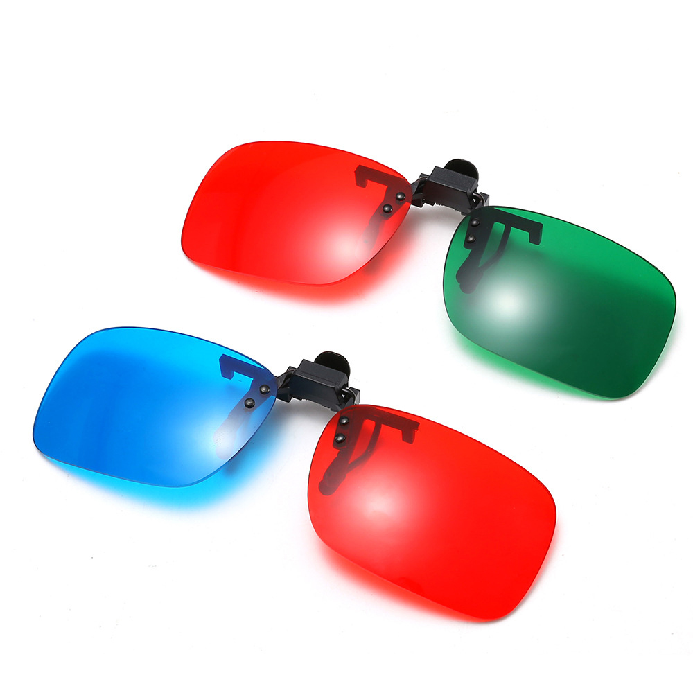 Red and green glasses clip myopia general 3d red and blue computer special amblyopia color fill three-dimensional home TV three-dimensional home TV three-dimensional home TV three-dimensional home TV three-dimensional home TV