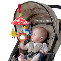 Baby hanging bell hanging stroller toys can clip small pendant jewelry cute plush baby comfort