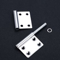 Stainless steel flag-shaped hinge Wooden door guard room door Flag-shaped removable aluminum alloy anti-theft door welded hinge hinge