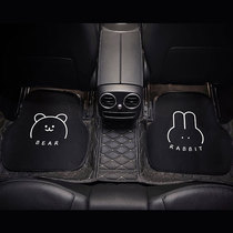 Car universal foot pad easy to clean in the car anti-dirty step pad single car protection mat cute cartoon carpet type