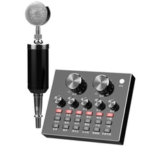 Capacitor wheat desktop mobile phone pk Dodge sound card v8s computer stereo live K song singing