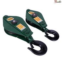 Heavy-duty bearing lifting fixed pulley block manual labor-saving lifting pulley wire rope pulley hook lifting ring