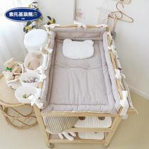 Newborn Diaper Table bed Bed Goods Bed Apron Multifunction Pure Cotton Bedding Mat Baby Bath Comforted Terrace Baby Bath