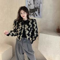 Coat womens 2021 spring and autumn new fashion slim fit wild wear short womens clothing Korean version of the small top tide