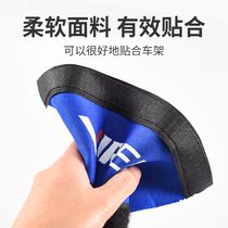 Bicycle Universal chain protection stick bicycle Velcro mountain frame protective cover chain cloth dead flying equipment accessories