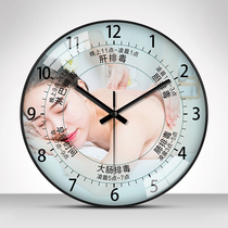 Beauty salon clock Wall Watch Health Club spa Wall watch mute interior decoration slim beauty customization