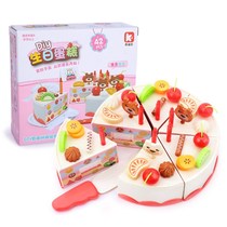 Can cut birthday cake fruit vegetable toy childrens set combination cut cut girl boy House kitchen