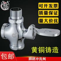 Stand flushing valve autistic flushing valve valve squat pool foot delay flushing valve