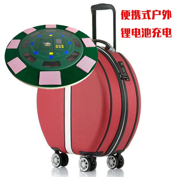 Portable license plate machine automatic paper card machine Dezhou landlord small outdoor rechargeable poker machine