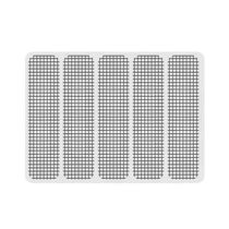 Door and window water hole anti-mosquito stickers Aluminum alloy window drain cover patch Anti-insect can repair screen window hole stickers
