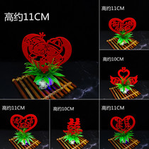 Wedding banquet we are married decoration flowers creative dishes kitchen decoration plate decoration flower grass move