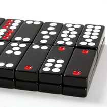 Pai Jiu Pai Jiu Tian Jiu Domino Home Adult Push Large Thick Pi Nine Mahjong Small Black Domino Bag