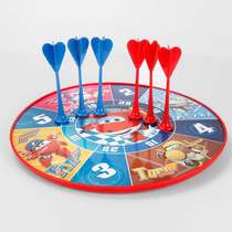 Super flying dart board childrens magnetic darts set baby toy parent-child thickened magnetic flying target