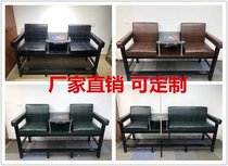 Two or three four double billiard hall rest chair billiards ball watching chair spot pool room steel pipe viewing sofa chair pu