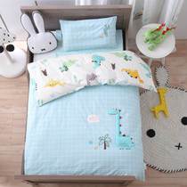 Kindergarten quilt three pieces of all cotton children bedding baby nap cots containing six pieces of core winter