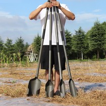  Manganese steel Luoyang shovel All-steel shovel soil extractor Shovel Agricultural tools Hole drilling well digging soil digging ditch shovel artifact