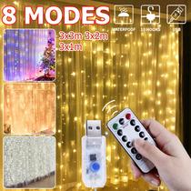 300 LED Fairy String Lights 3 Meter 8 Modes Remote Control U