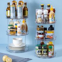 Turntable Storage Bin Practical Plastic Storage Box of Tea