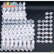 Small grid split watercolor box early education homemade container paint strip box small box 24 grid sketching material per grid