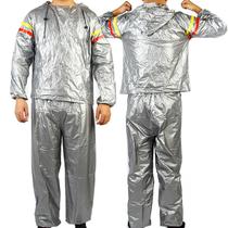 Sauna Suit Waterproof Fat Burning Fitness Sweat Suit Sweat S