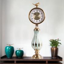 American retro clock clock living room light luxury ornaments clock home desktop modern fashion decoration large desk clock