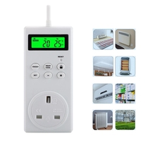 TS-3000 Programmable Wireless Thermostat Socket LCD Cooling