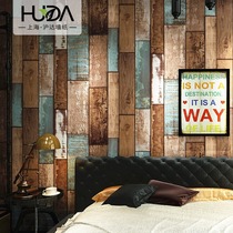 Retro Nostalgia Wood Wood Wood Wood Wood Grain Wallpaper Bar Café Restaurant Industrial Wind Beauty Hair Dresswear Shop Wallpaper