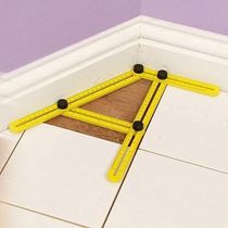 Folding ruler movable angle ruler four-sided ruler Tile Tool home decoration Mason tool ruler meter ruler angle ruler