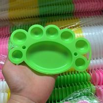 Color palette 10 color palette paint tray plum blossom feet cute art painting palette palette