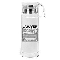 ins Net red lawyer lawyer lawyer Christmas birthday gift stainless steel portable bottle cap insulation warm water Cup