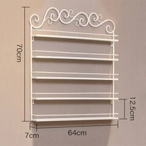 Nail art cabinet Wall cabinet wrought iron European nail polish shelf shelf display rack shelf Cosmetics wall-mounted shelf