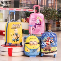 Childrens trolley case male 16 inch female baby cute cartoon suitcase princess suitcase girl password suitcase