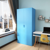 Biwell tin wardrobe 2 meters high locker steel staff storage cabinet household debris storage cabinet
