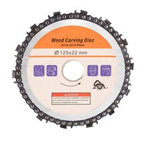 Angle grinder chain saw disc saw blade 4 inch woodworking Wood electric chain saw chain disc saw cutting piece tea tray slotted disc
